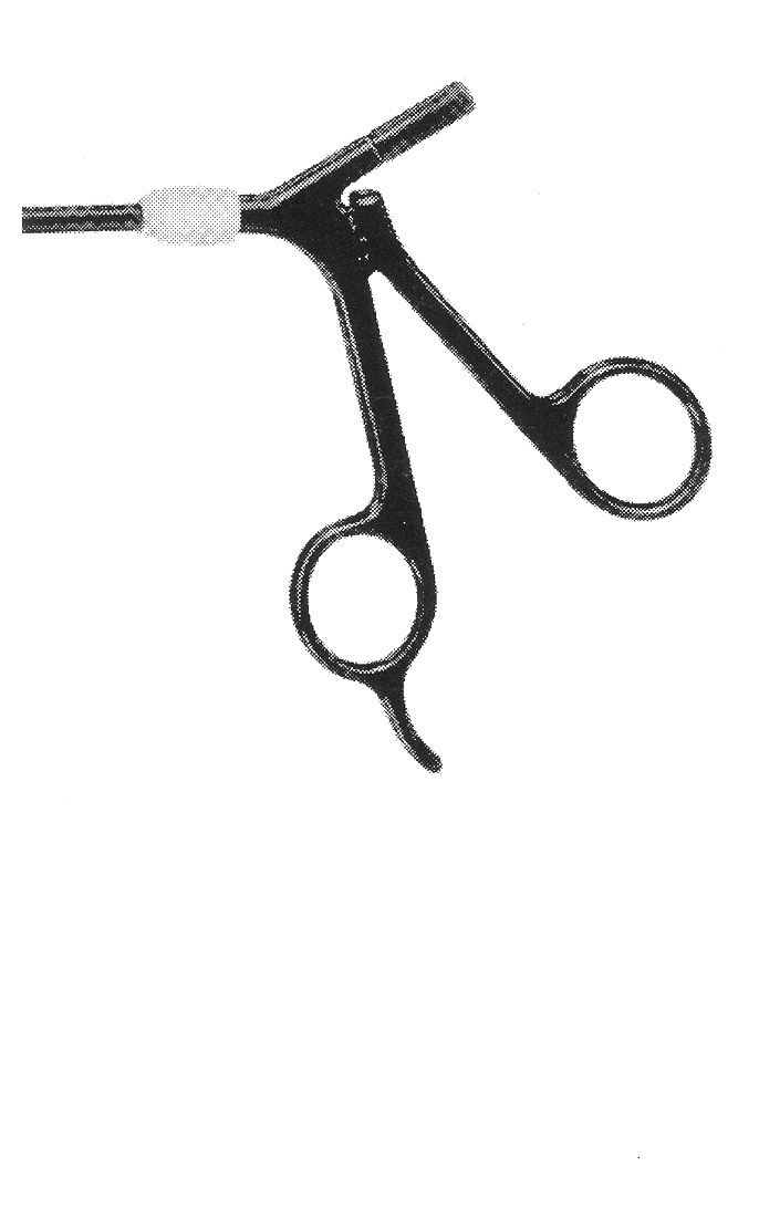 İZOLELİ ENDO  KAVRAMA FORSEPS K MODEL SAP ÇAP: 10MM L:43CM